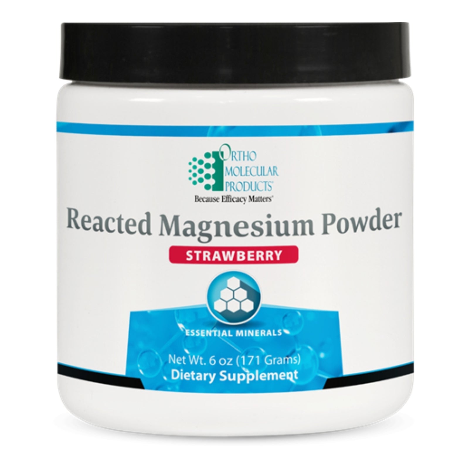Ortho Molecular, Reacted Magnesium Powder, 6 oz (171 G) UPC 615033002619 | Hilife Vitamins
